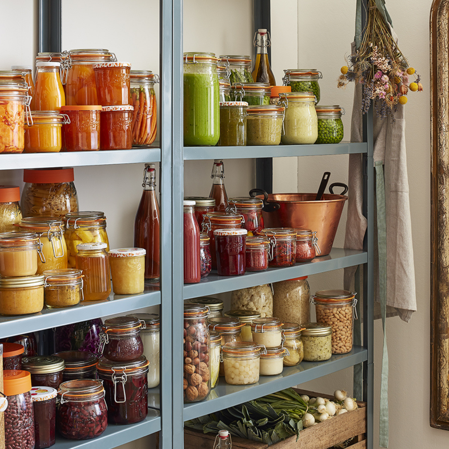 Storage and Canning Glass Jar, 2L