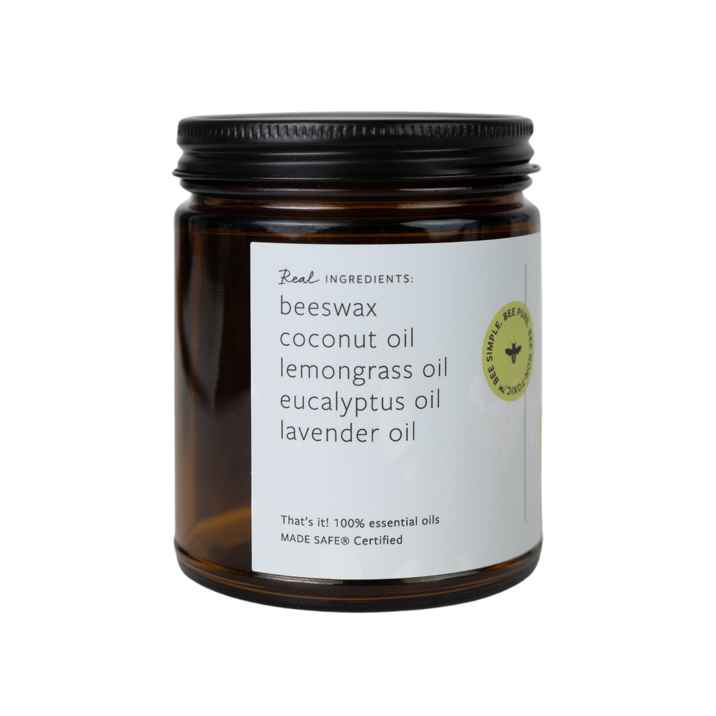 Essential Oil Beeswax Melts - Lemongrass Eucalyptus