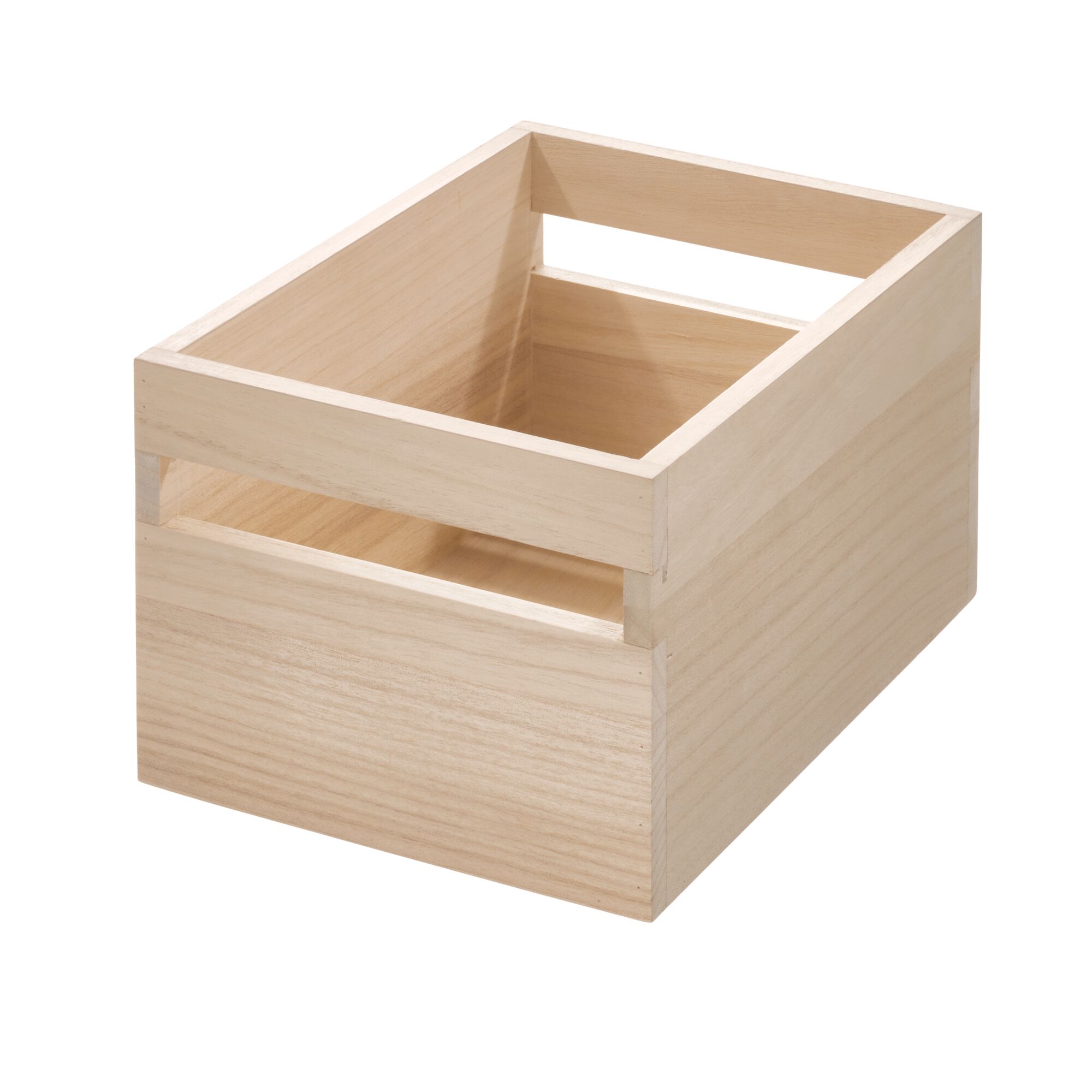 Wood Handled Bin