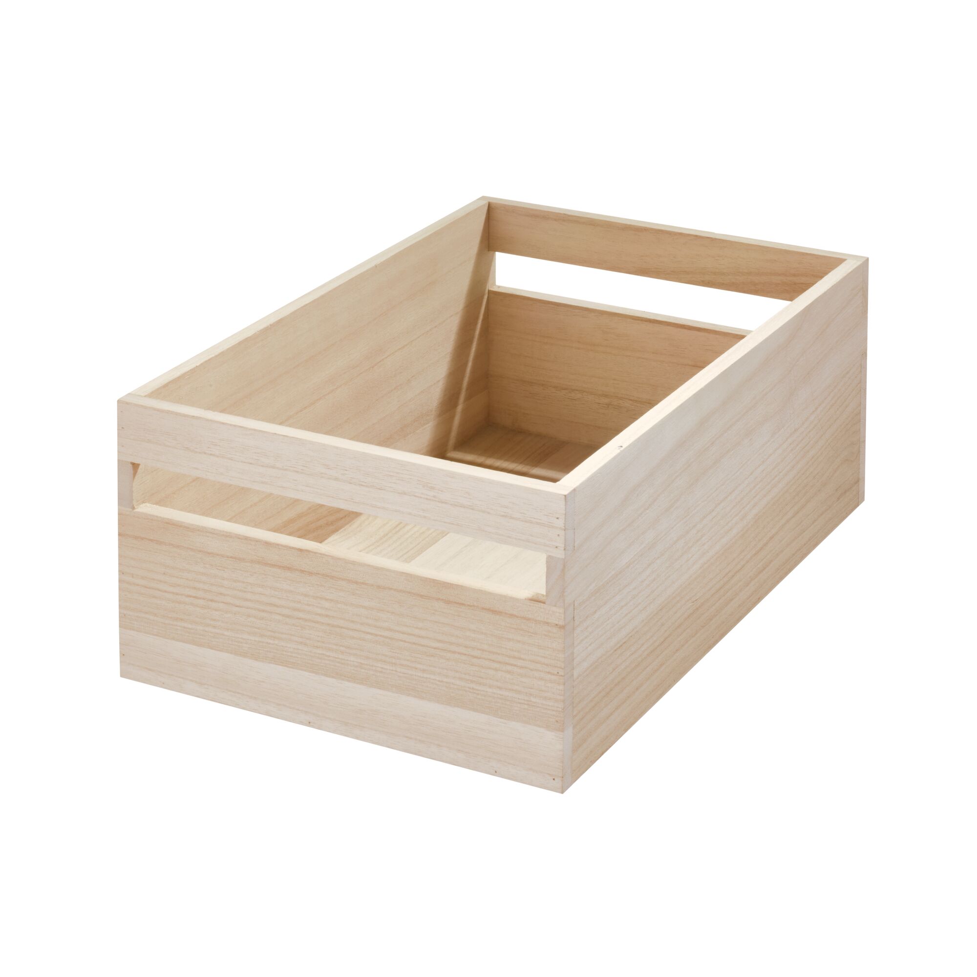Wood Handled Bin