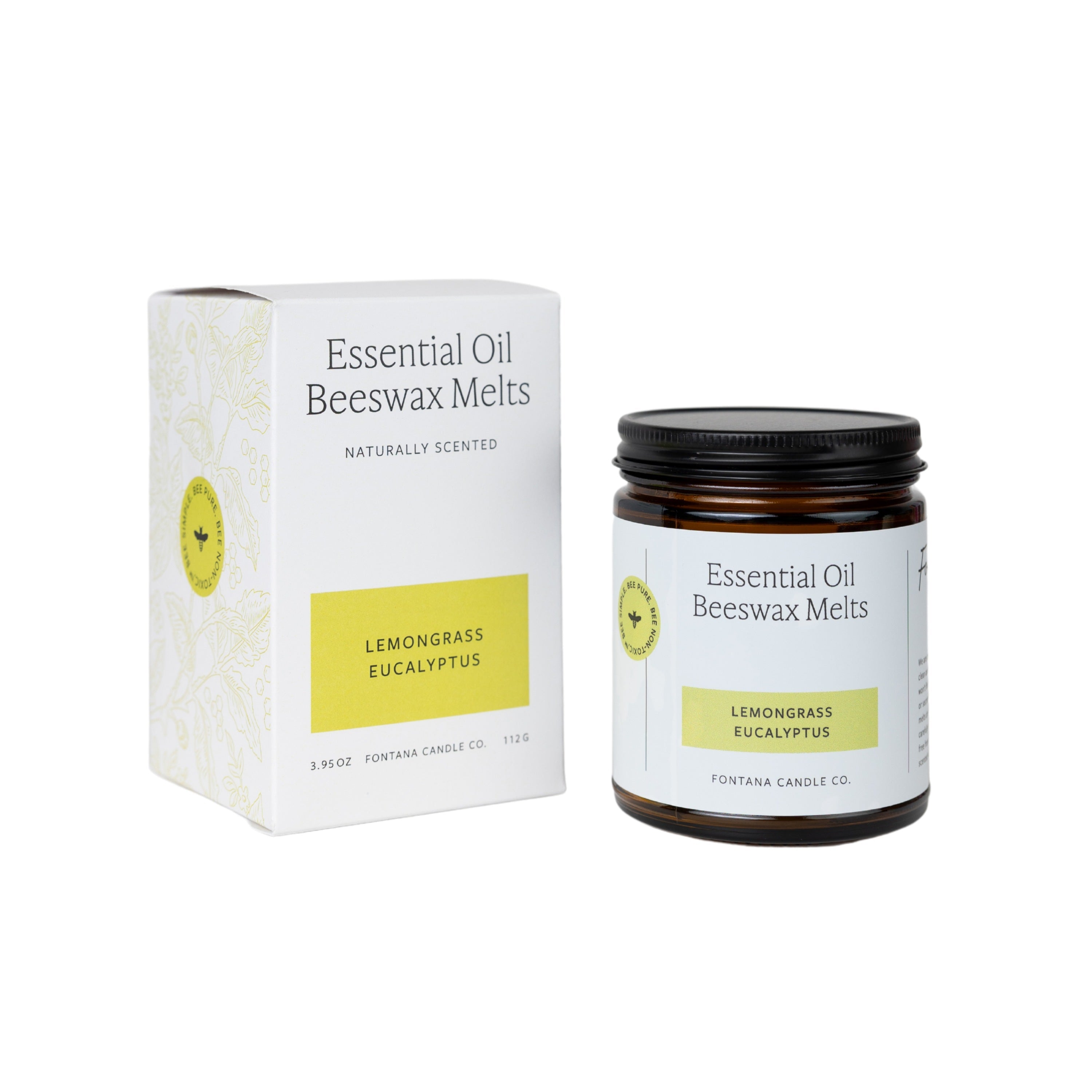 Essential Oil Beeswax Melts - Lemongrass Eucalyptus