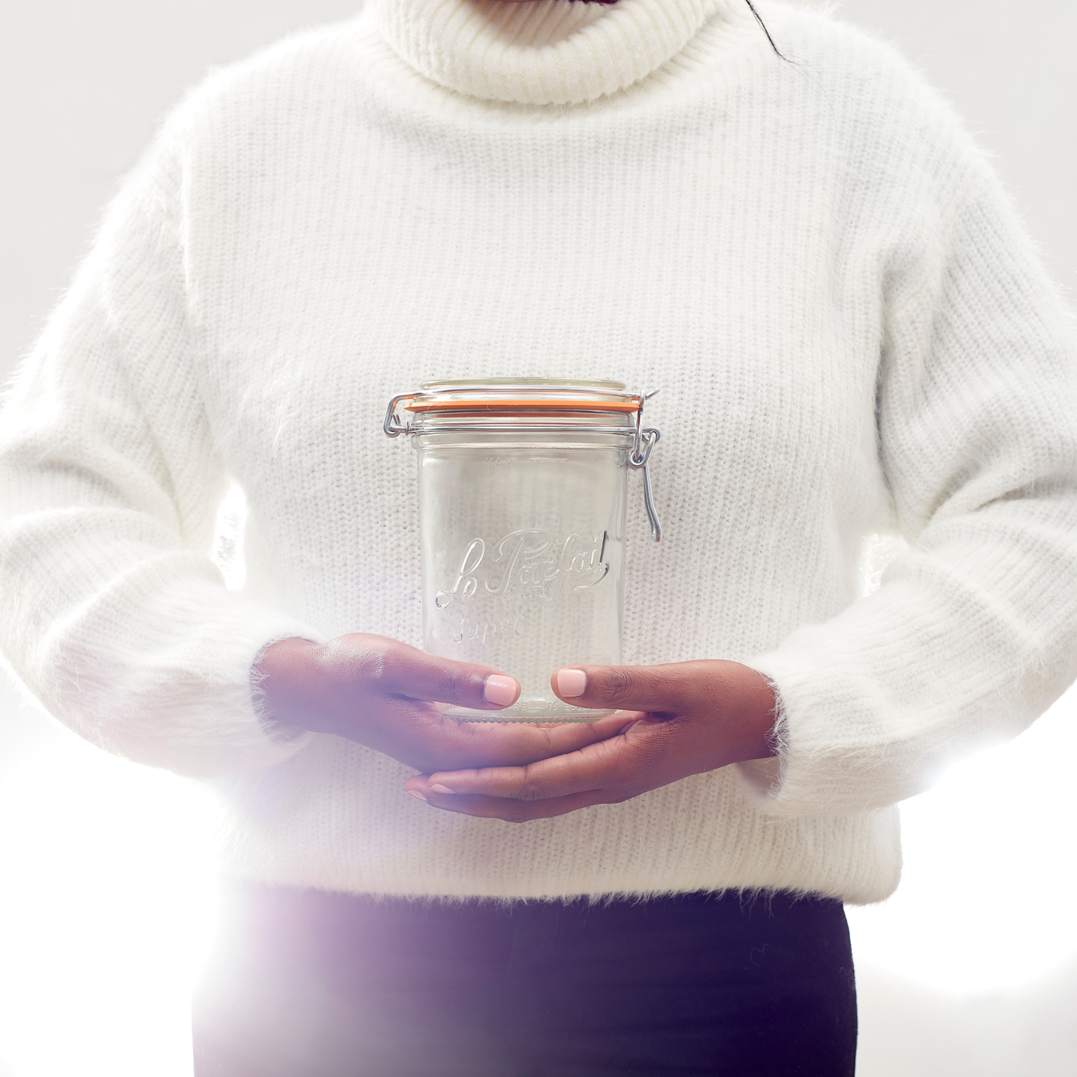 Storage and Canning Glass Jar, 1L