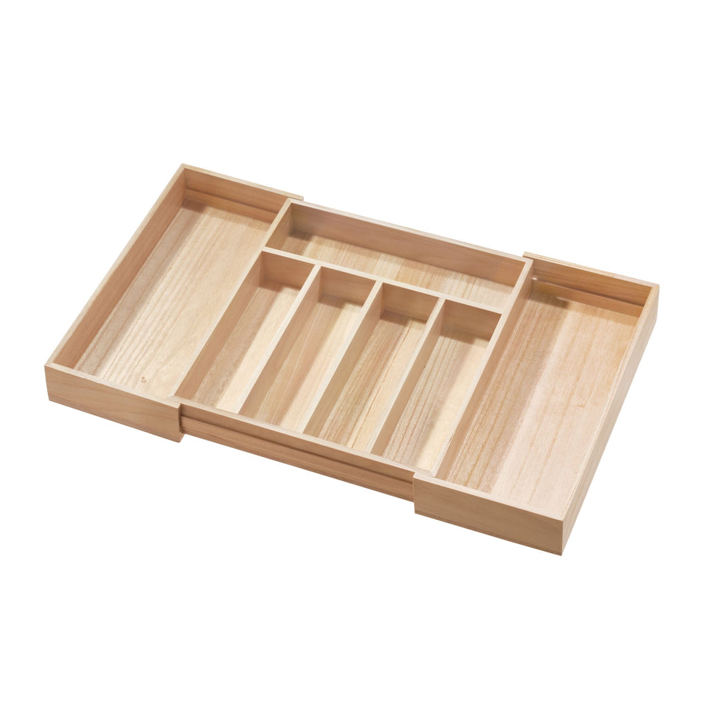 Expandable Wood Cutlery Tray
