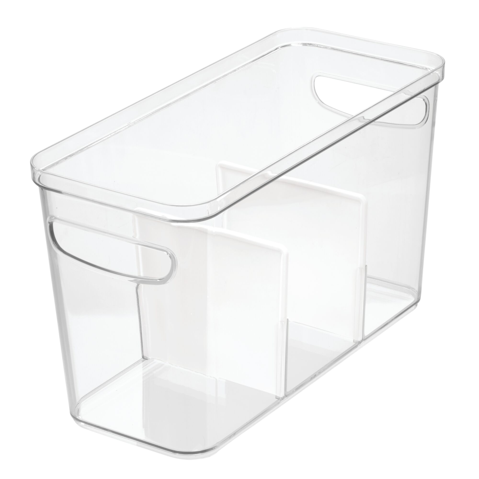 Divided Organizer Bin with Handles made with Recycled Plastic