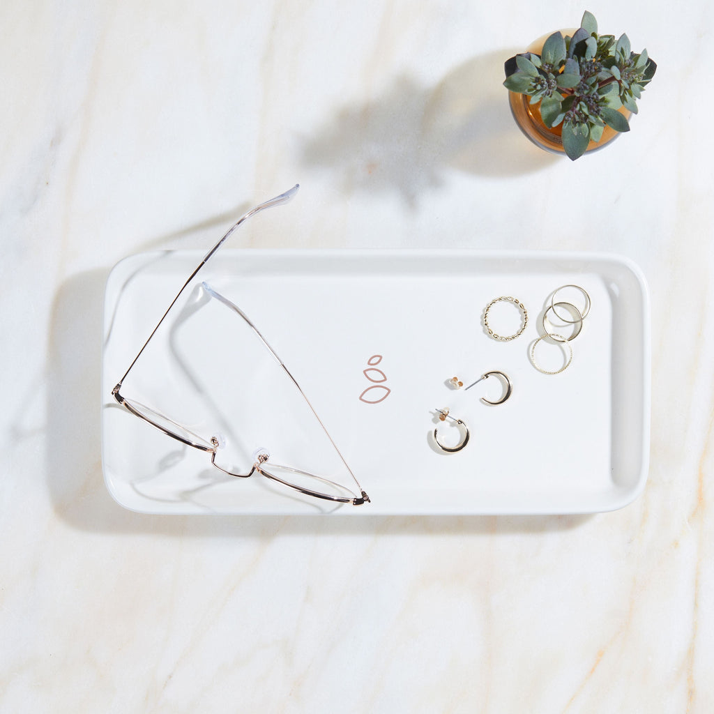 Ceramic Sink-Side Tray