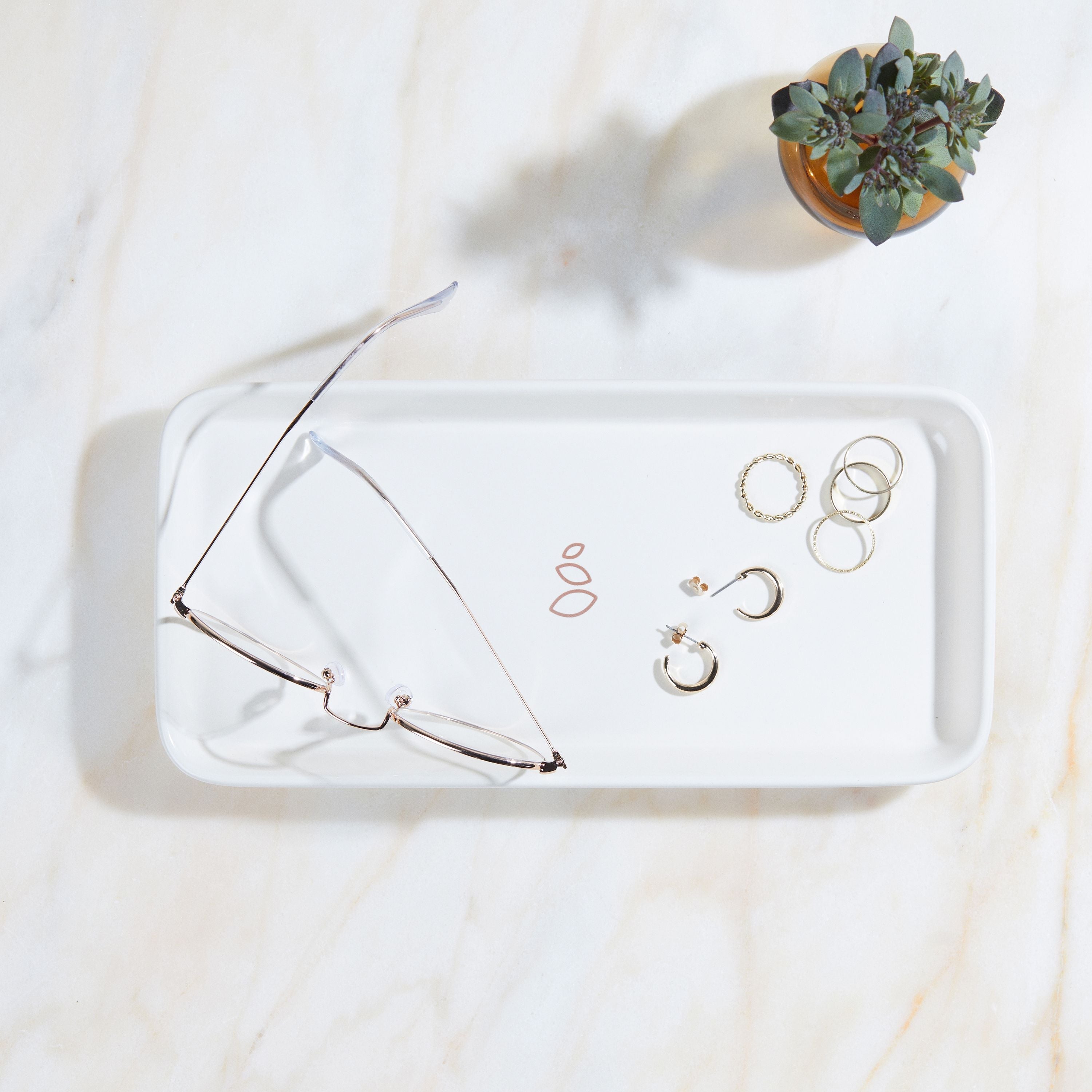 Ceramic Sink-Side Tray
