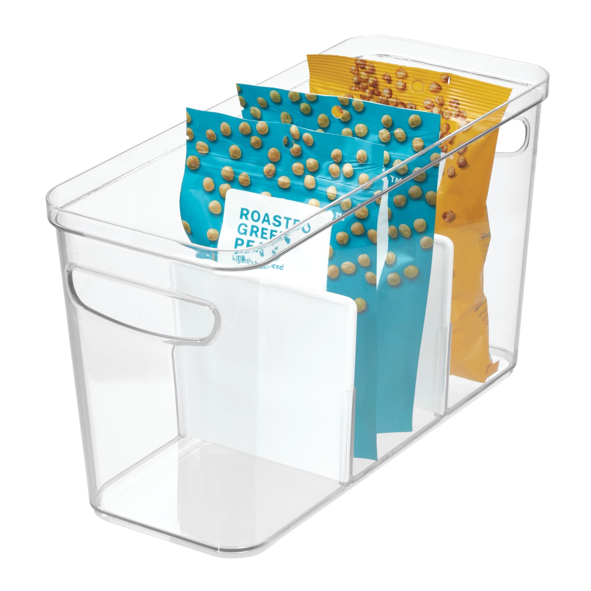 Divided Organizer Bin with Handles made with Recycled Plastic
